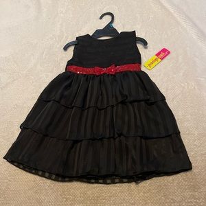 Black formal toddler dress 24m NWT